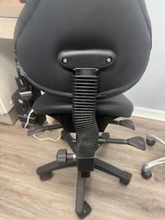 (Open Box) Saddle Shape Stool with Adjustable Back Support and Tilt-able Seat- SH16781 - Sit Healthier