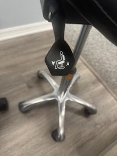 (Open Box) Saddle Shape Stool with Adjustable Back Support and Tilt-able Seat- SH16781 - Sit Healthier