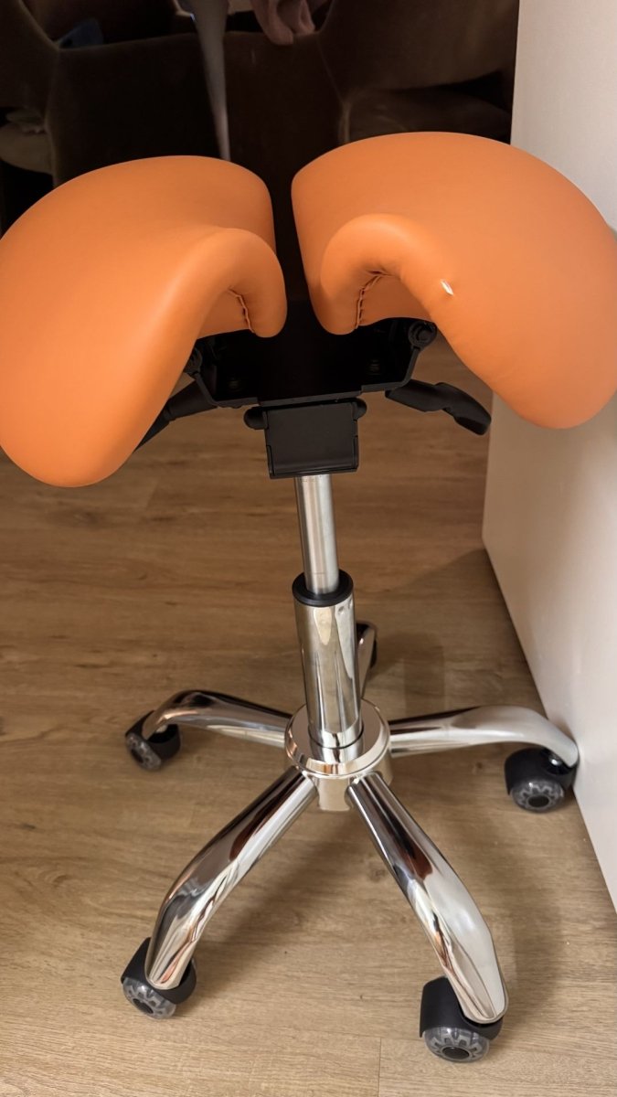 (Open Box) Saddle Style Split Seat Ergonomic Saddle Chair or Stool - SH18941 - Sit Healthier