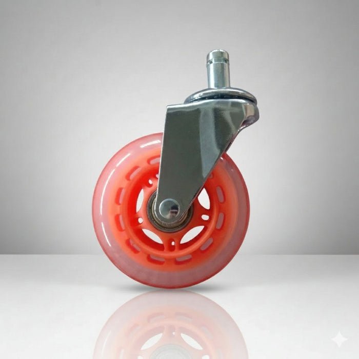 Premium Roller Blade Wheels | 3-inch Inline - ORANGE - Sit Healthier
