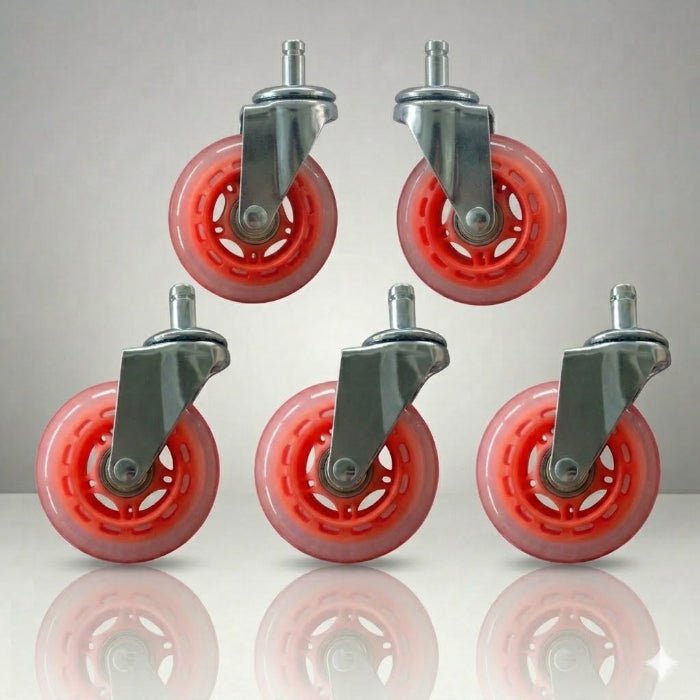 Premium Roller Blade Wheels | 3-inch Inline - ORANGE - Sit Healthier