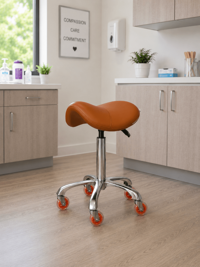 Premium Roller Blade Wheels | 3-inch Inline - ORANGE - Sit Healthier