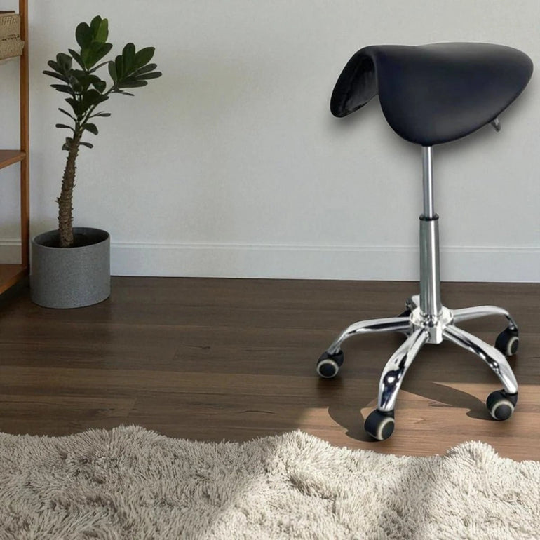 Professional Saddle Stool - Heavy-Duty 500 LBS Capacity - Sit Healthier