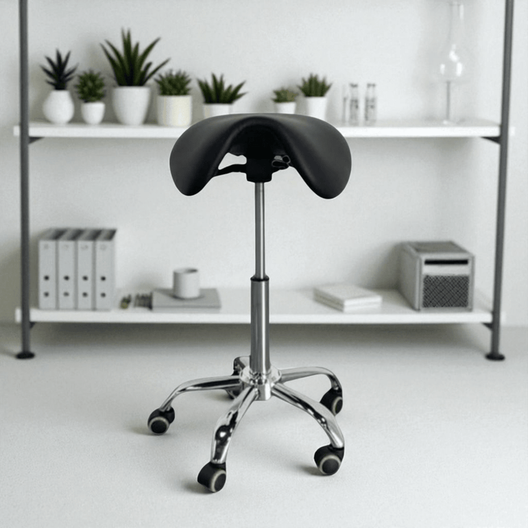 Professional Saddle Stool - Heavy-Duty 500 LBS Capacity - Sit Healthier