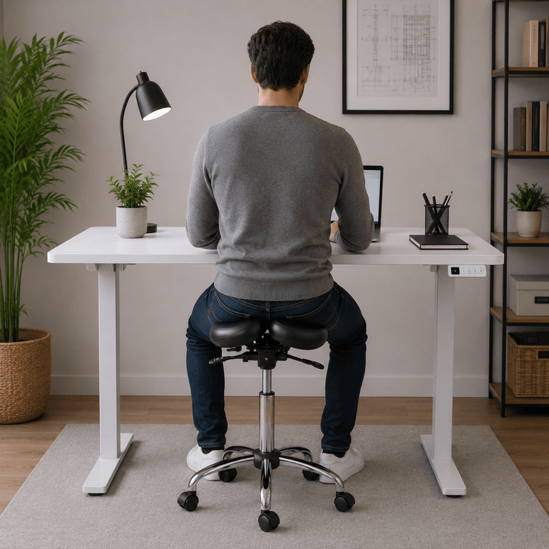 Sit Healthier Elevate Pro Single Motor Standing Desk - SX07 - Sit Healthier