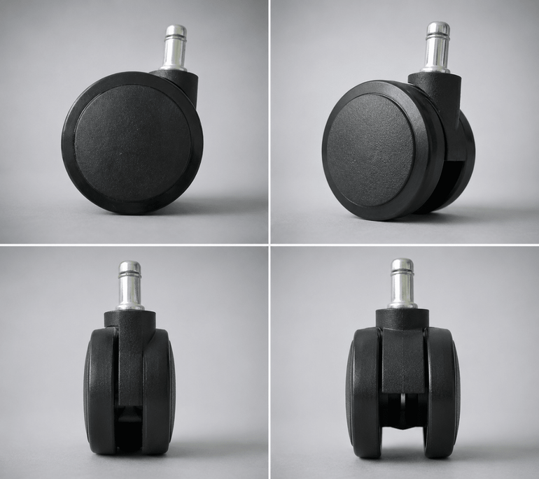Standard Chair Wheels – 3” Casters | Sit Healthier - Sit Healthier