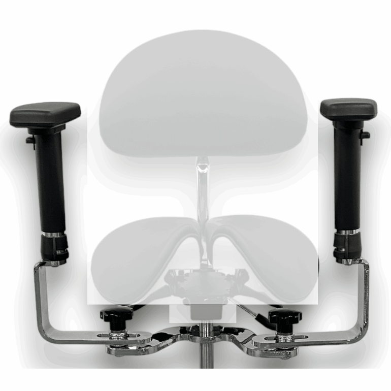 Swing-out Armrests/Elbow Supports for Both Hands (FLAT) - Sit Healthier