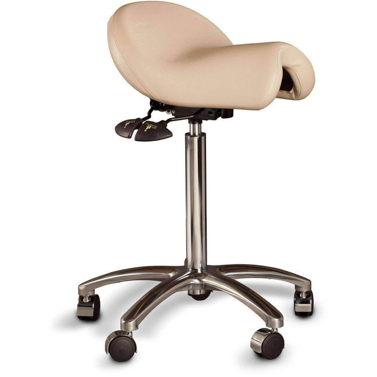 Bambach Ergonomic Saddle Chair NO Back with Ergo Swing Arm | Sit Healthier