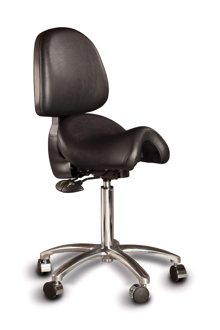 Bambach Ergonomic Saddle Chair NO Back with Ergo Swing Arm | Sit Healthier