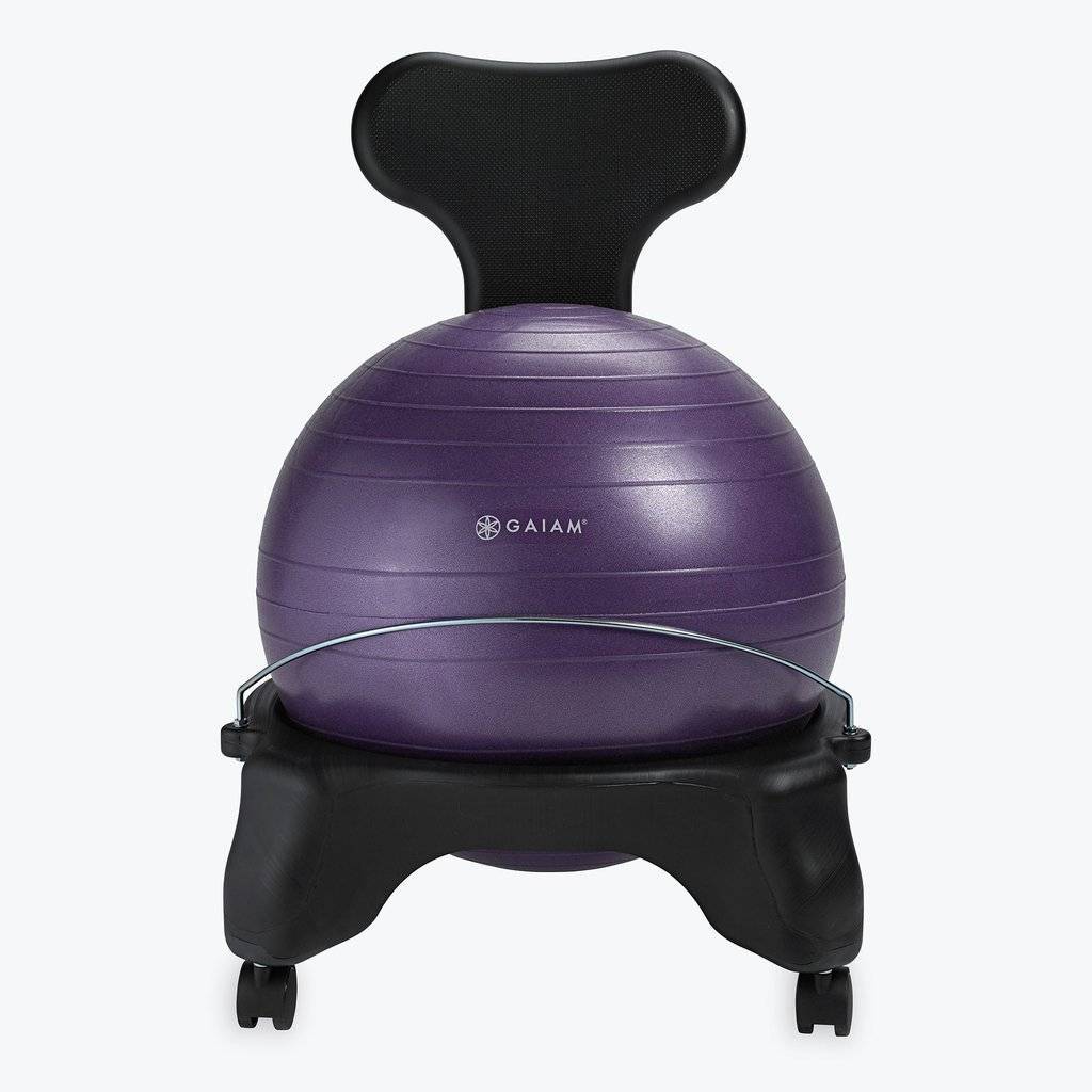 Fuzzy yoga ball chair best sale