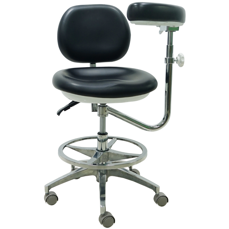 Ergonomic Medical or Dental Operator Chair with Footrest, Backrest and Handrest | Sit Healthier