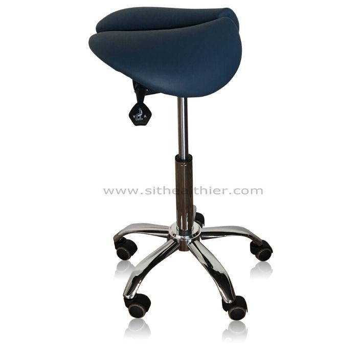 Saddle Style Split Seat Ergonomic Saddle Chair or Stool |Sit Healthier