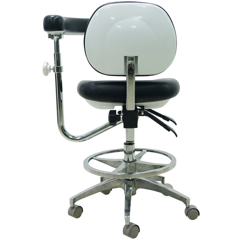 Ergonomic Medical or Dental Operator Chair with Footrest, Backrest and Handrest | Sit Healthier