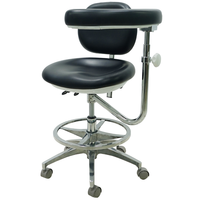 Ergonomic Medical or Dental Operator Chair with Footrest, Backrest and Handrest | Sit Healthier