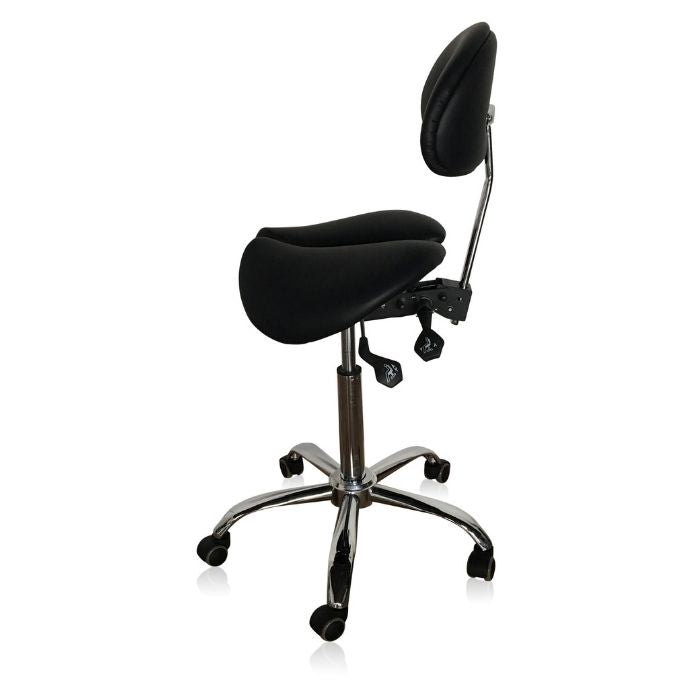 Saddle Style Split Seat Ergonomic Saddle Chair or Stool | Sit Healthier