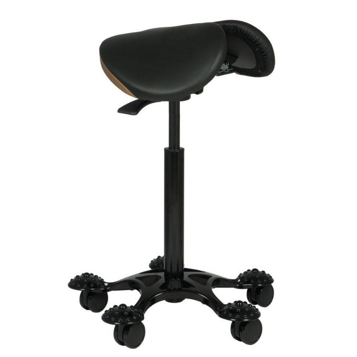 Salli Premium SwingFit Saddle Stool with Leather | Sit Healthier