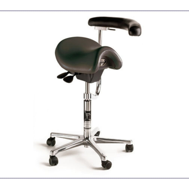 Bambach Ergonomic Saddle Chair NO Back with Ergo Swing Arm | Sit Healthier