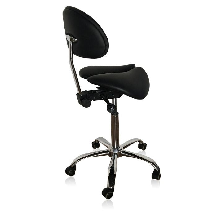 Saddle Style Split Seat Ergonomic Saddle Chair or Stool | Sit Healthier