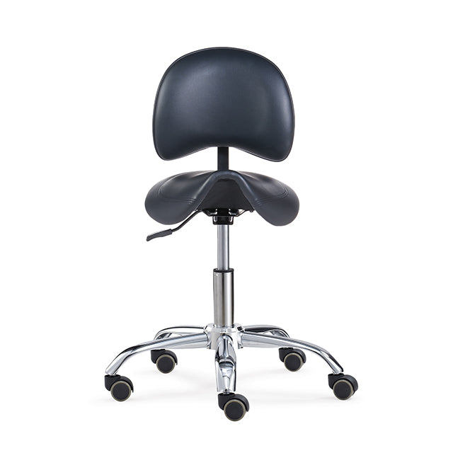 Ergonomic Saddle Stool With Back for Correct Posture | Sit Healthier