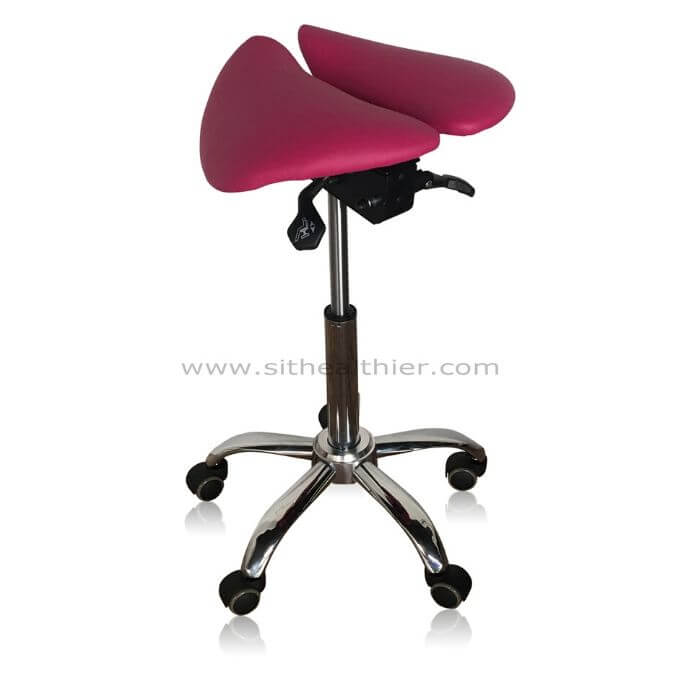 Saddle Style Split Seat Ergonomic Saddle Chair or Stool | Sit Healthier