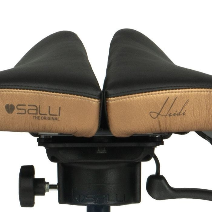 Salli Premium SwingFit Saddle Stool with Leather | Sit Healthier