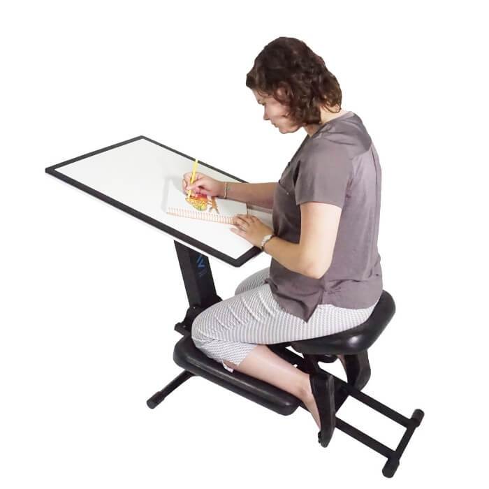 All-in-One Versatile Ergonomic Adjustable Kneeling Chair with Desk |SitHealthier