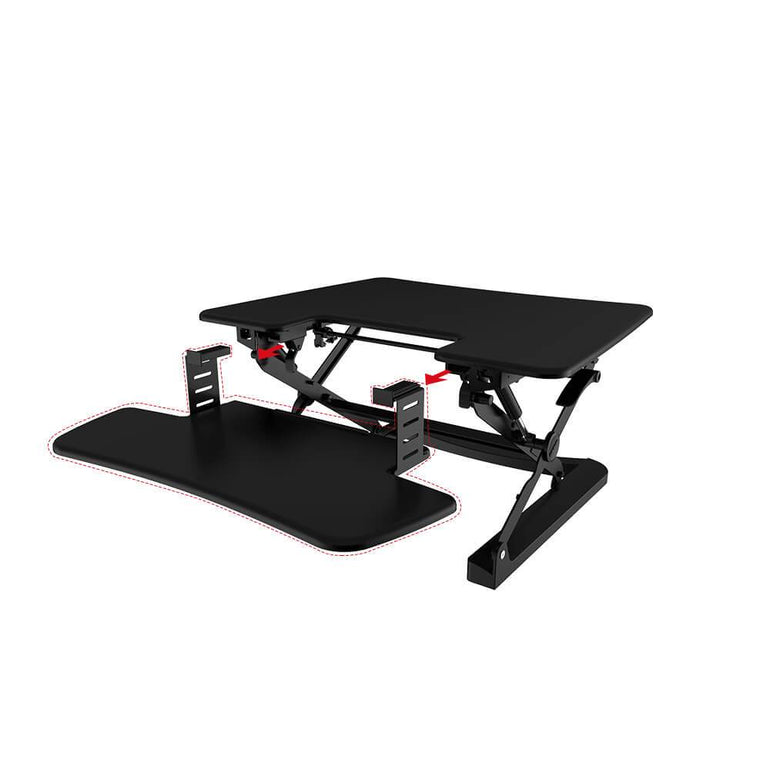 30″ Sit-Stand Ergonomic Desk Converter or Riser - Sit Healthier