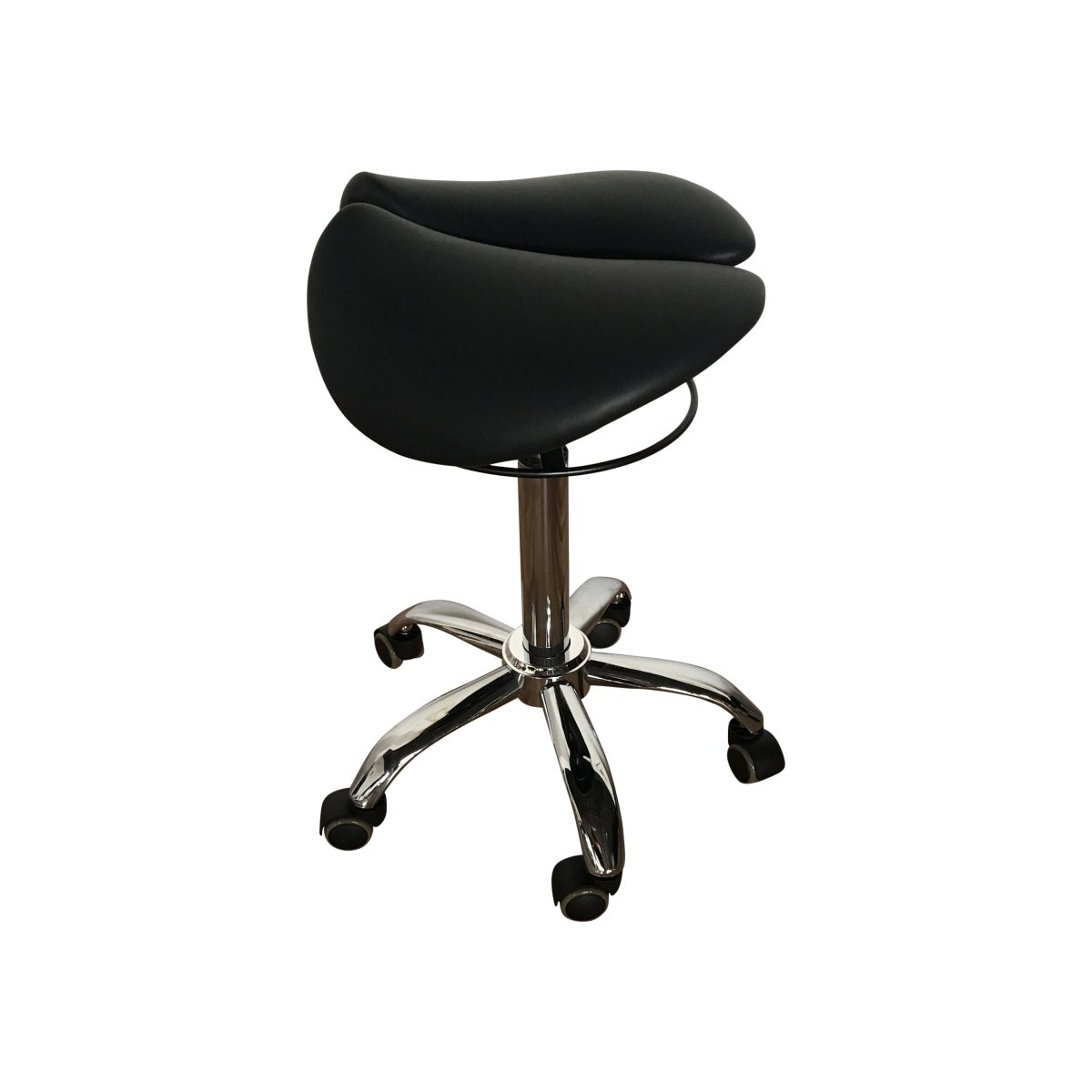 360-Degree Rotating Saddle Stool with Rocking & Tilt Function - Sit Healthier
