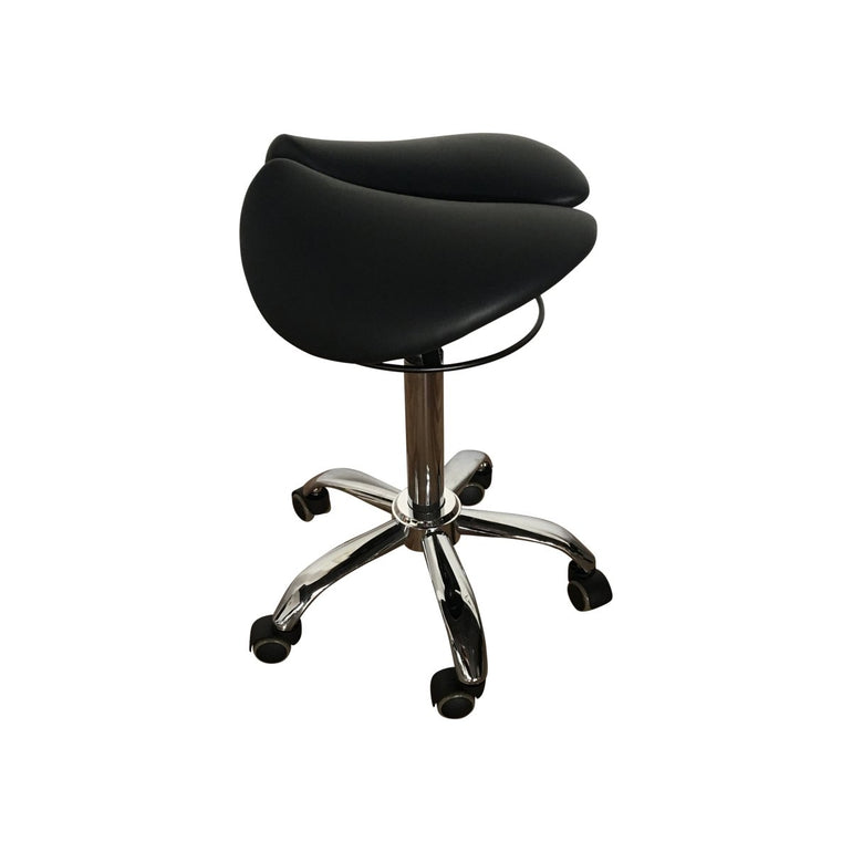 360-Degree Rotating Saddle Stool with Rocking & Tilt Function - Sit Healthier