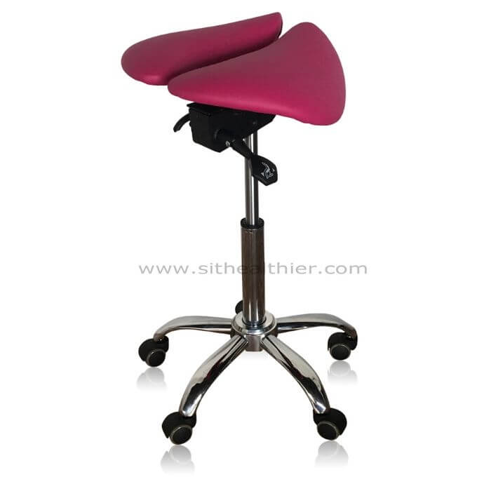 Saddle Style Split Seat Ergonomic Saddle Chair or Stool | Sit Healthier