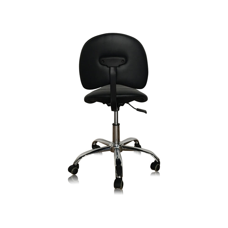 Ergonomic Saddle Stool With Back for Correct Posture | Sit Healthier