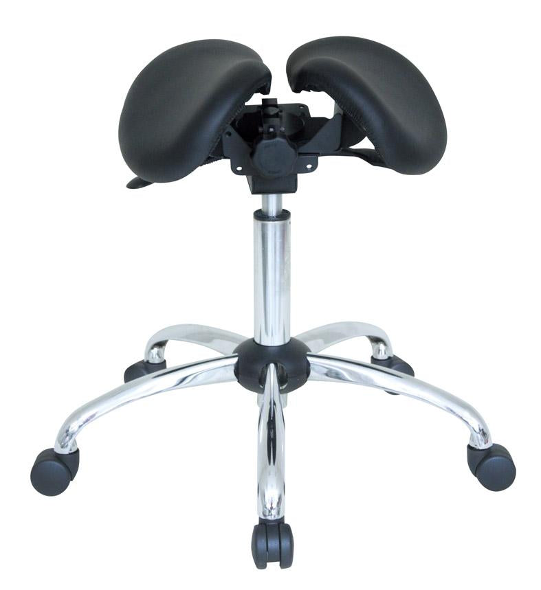 スツール Stool and Cushion for 101  Twin Tiltable Saddle Stool with 360 Degree Arm Support | Sit Healthier