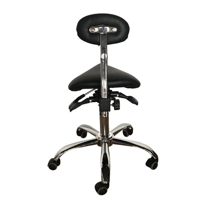 Ergonomic Saddle Stool With Lumbar Support | Sit Healthier