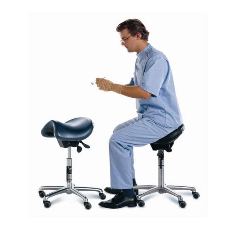 Bambach Ergonomic Saddle Chair NO Back with Ergo Swing Arm | Sit Healthier