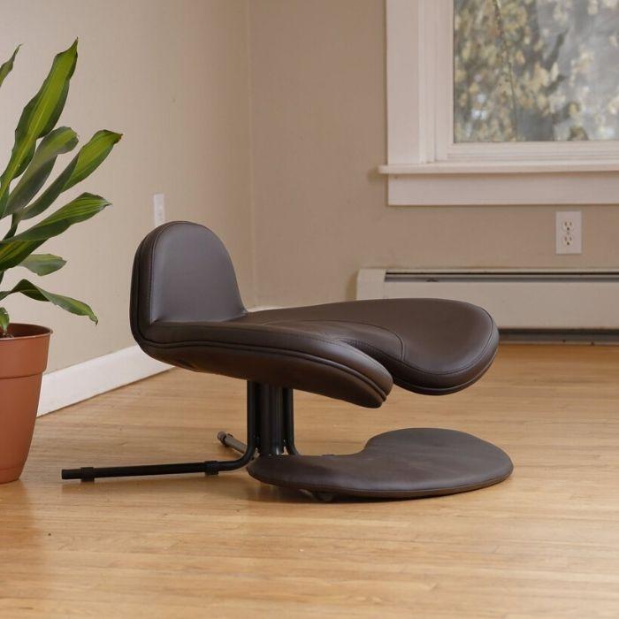 EVOLUTION MEDITATION VEGAN ERGONOMIC CHAIR WITH BACKREST | Sit Healthier