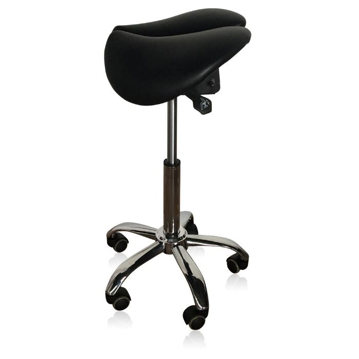 Saddle Style Split Seat Ergonomic Saddle Chair or Stool | Sit Healthier