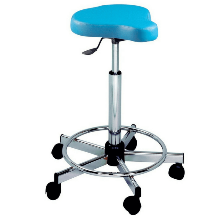 Ergonomic Bike Style Seat with Footrest for Hair Stylist | sithealthier