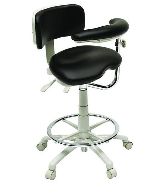 Premium Ergonomic Dental Operator Waterfall-Style Seat Stools US Made |Sit Healthier