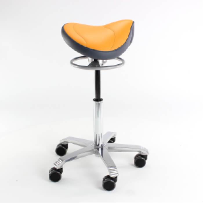Narrower Seat 360° Dynamic Motion Ergonomic Saddle Stool Holland Made | SitHealthier