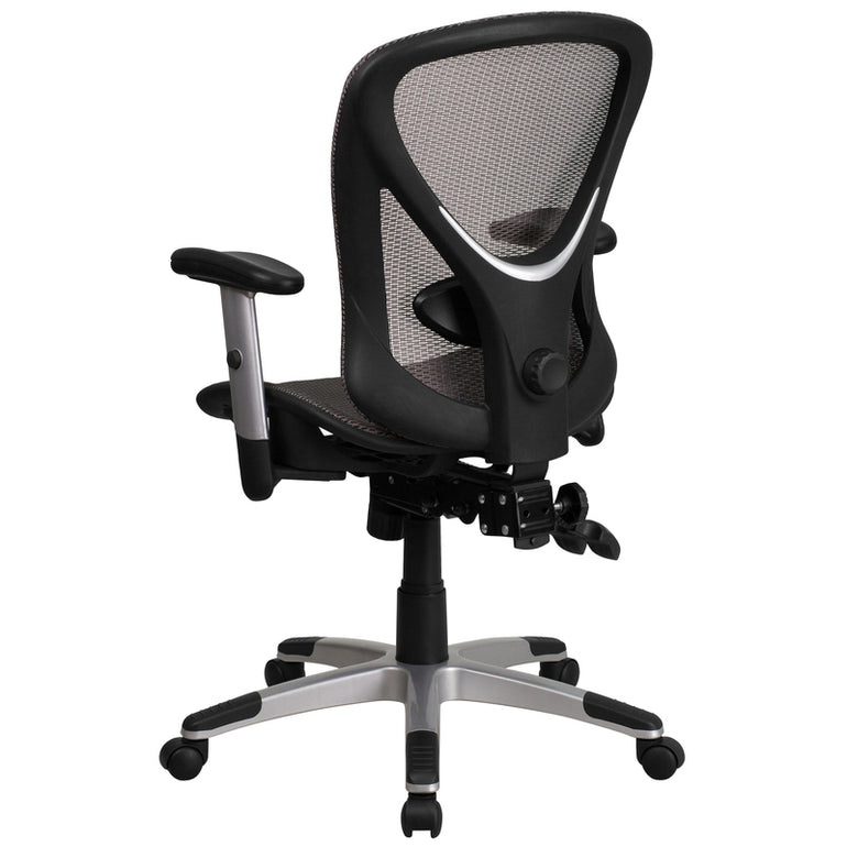 Mid-Back Gray Mesh Executive Ergonomic Office Chair | Sit Healthier