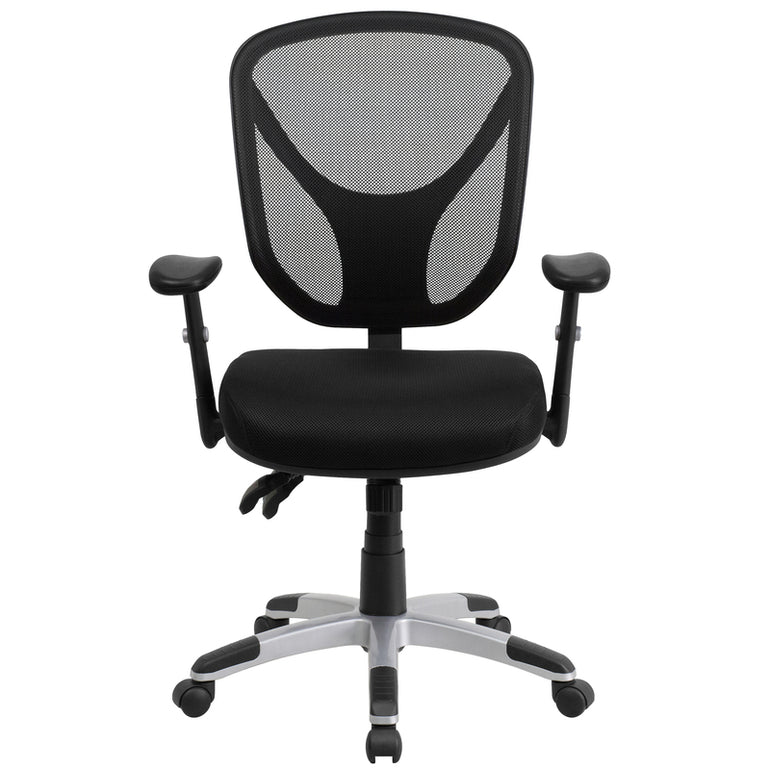 Mid-Back Black Mesh Multifunction   Task Office Chair | Sit Healthier