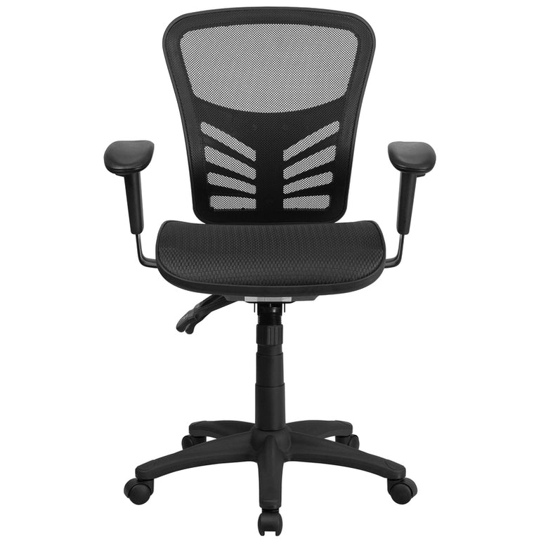 Mid-Back Mesh Multifunction Swivel Ergonomic Chair | Sit Healthier