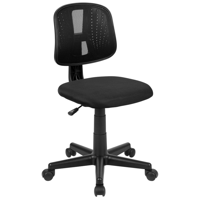 Mid-Back Black Mesh Swivel Task Office Chair | Sit healthier