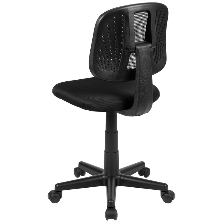 Mid-Back Black Mesh Swivel Task Office Chair | Sit healthier