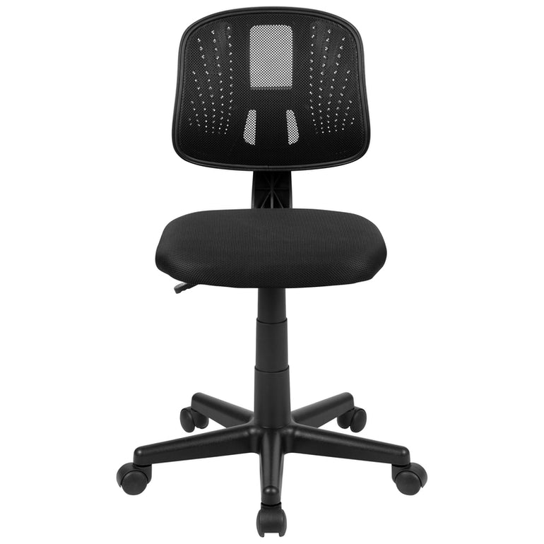 Mid-Back Black Mesh Swivel Task Office Chair | Sit healthier