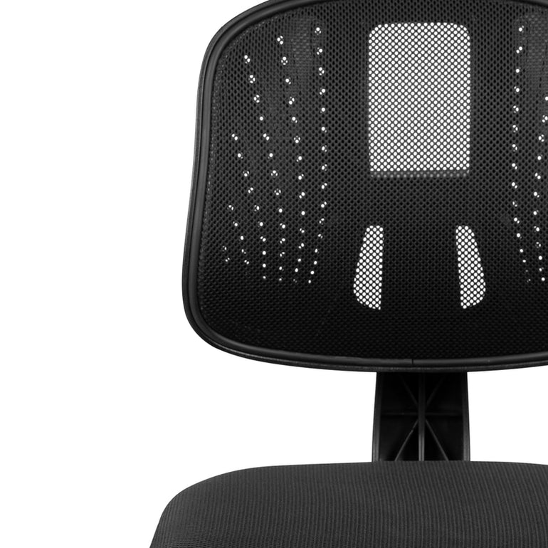 Mid-Back Black Mesh Swivel Task Office Chair | Sit healthier