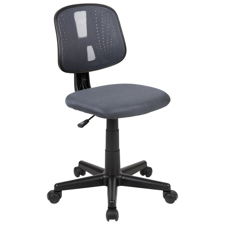 Mid-Back Black Mesh Swivel Task Office Chair | Sit healthier