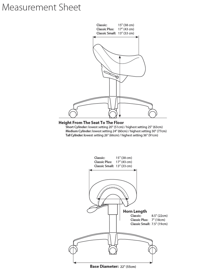 Bambach Ergonomic Saddle Seat NO Back with Swing Arm | Sit Healthier