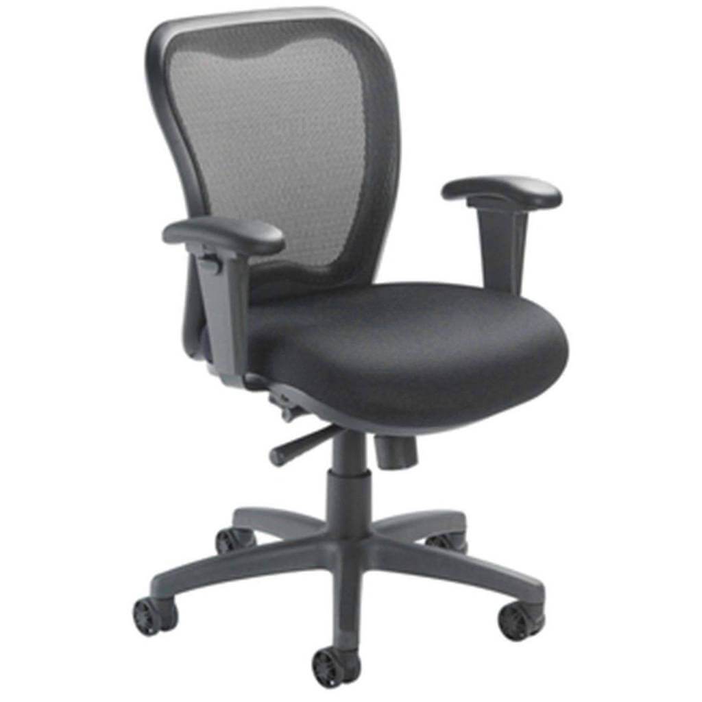 LXO Mid Back Ergonomic Task Chair; Black; 6000 | Sithealthier.com