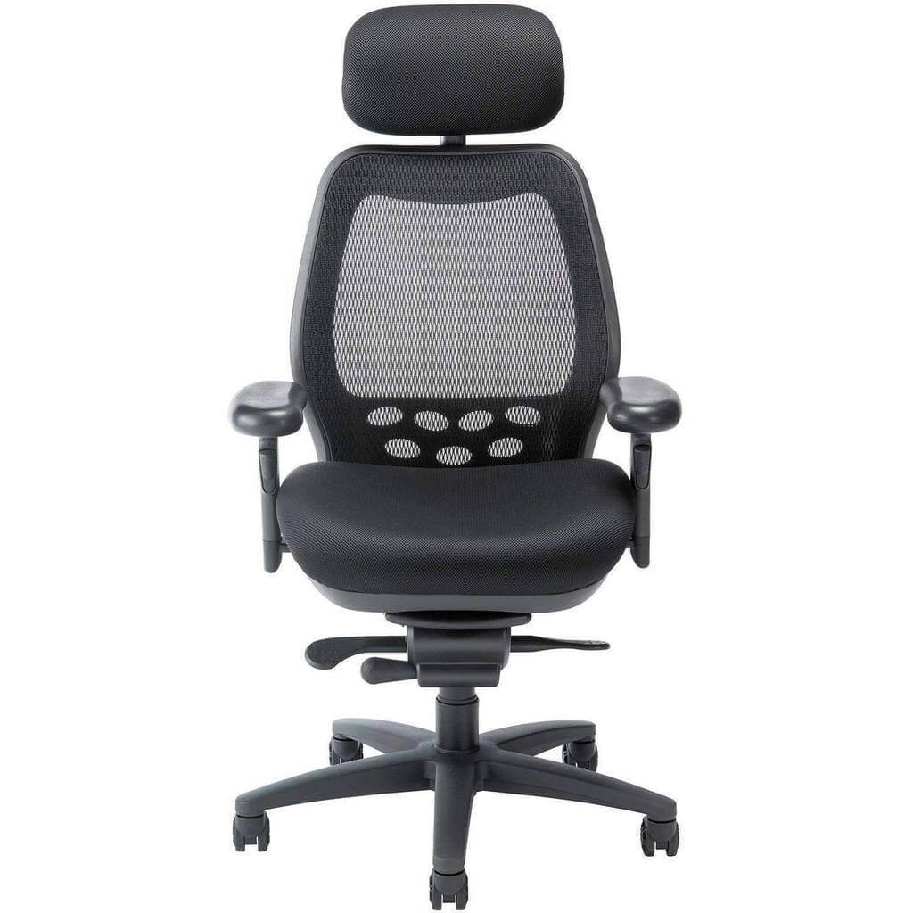 Mid Back Ergonomic Task Management Chair with Header | | Sithealthier.com